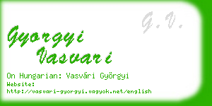 gyorgyi vasvari business card